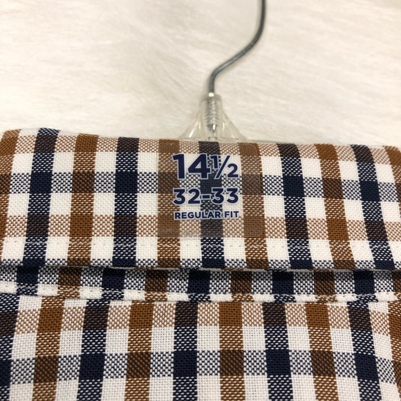 NWOT- Stafford Travel Wrinkle Free Men’s Shirt 14 1/2 32-33 - Picture 9 of 9